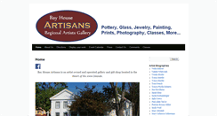 Desktop Screenshot of bayhouseartisans.com